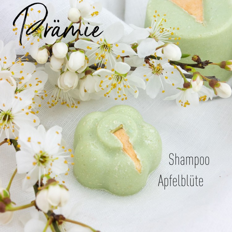 Prämie Festes Shampoo Apfelblüte Probe