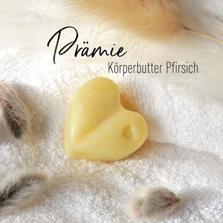 PRÄMIE Körperbutter Pfirsich Probe